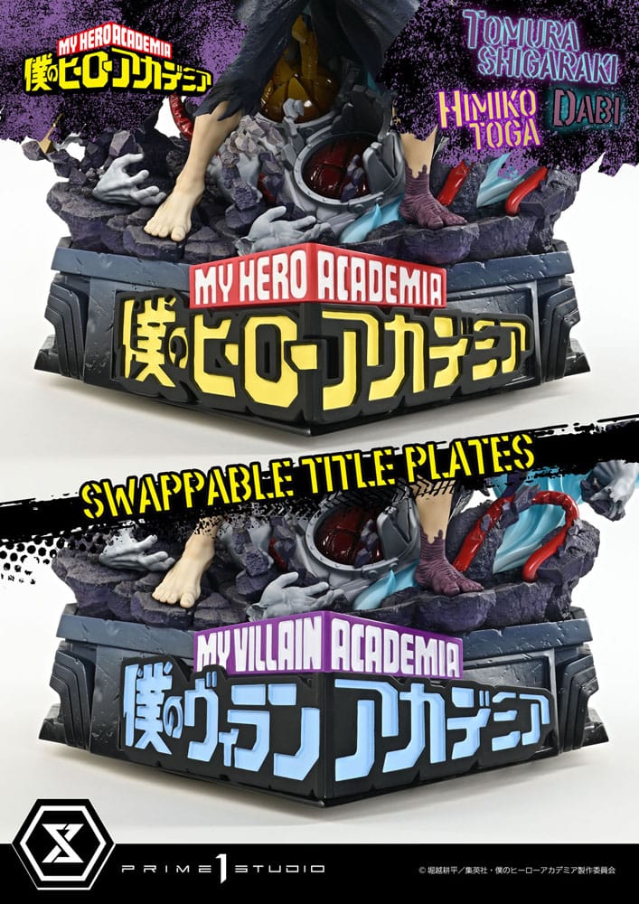 [PREORDINE] My Hero Academia Statua Ultimate Premium Masterline: Tomura Shigaraki, Dabi & Himiko Toga 69 cm - Prime 1 Studio - Statue
