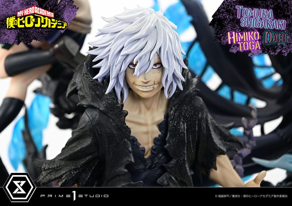 [PREORDINE] My Hero Academia Statua Ultimate Premium Masterline: Tomura Shigaraki, Dabi & Himiko Toga 69 cm - Prime 1 Studio - Statue
