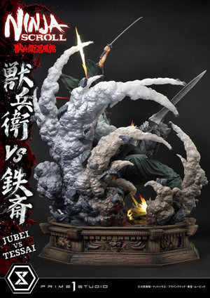 [PREORDINE] Statua Ninja Scroll Ultimate Premium Masterline 1/4 Jubei vs Tessai 101 cm - Prime 1 Studio - Statue