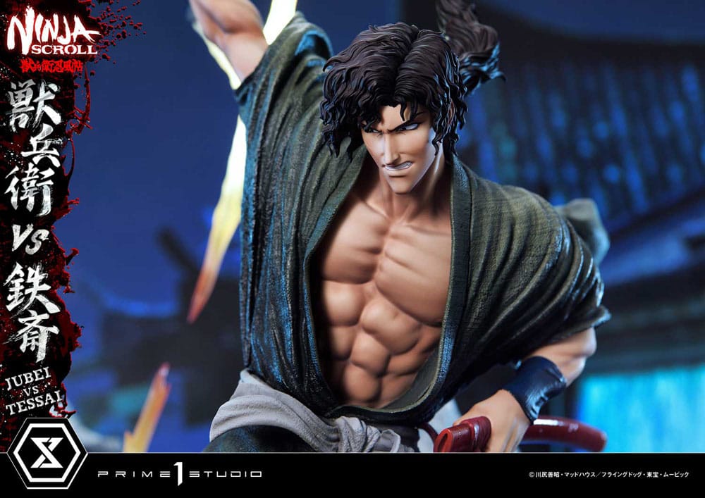 [PREORDINE] Statua Ninja Scroll Ultimate Premium Masterline 1/4 Jubei vs Tessai 101 cm - Prime 1 Studio - Statue