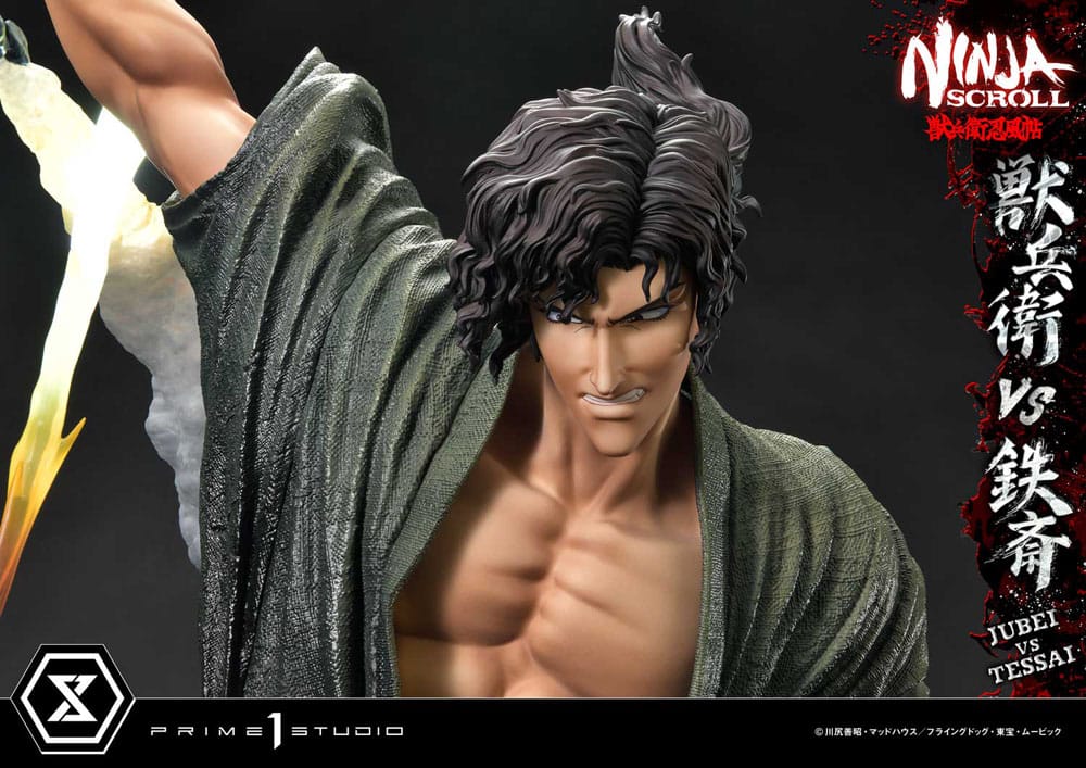 [PREORDINE] Statua Ninja Scroll Ultimate Premium Masterline 1/4 Jubei vs Tessai 101 cm - Prime 1 Studio - Statue