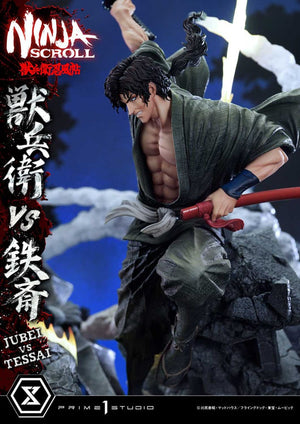 [PREORDINE] Statua Ninja Scroll Ultimate Premium Masterline 1/4 Jubei vs Tessai 101 cm - Prime 1 Studio - Statue