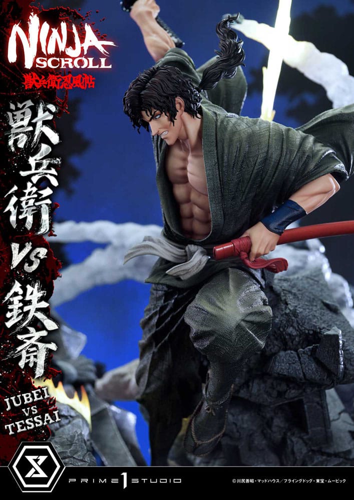 [PREORDINE] Statua Ninja Scroll Ultimate Premium Masterline 1/4 Jubei vs Tessai 101 cm - Prime 1 Studio - Statue