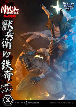 [PREORDINE] Ninja Scroll Statua Ultimate Premium Masterline 1/4 Jubei vs Tessai Deluxe Bonus Version 101 cm - Prime 1 Studio - Statue