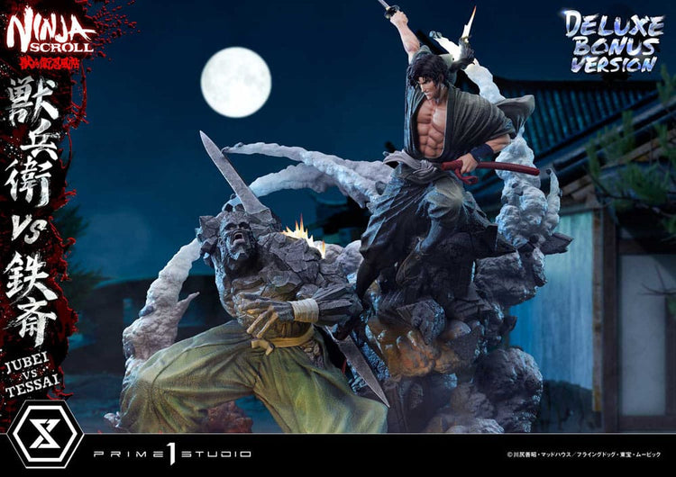 [PREORDINE] Ninja Scroll Statua Ultimate Premium Masterline 1/4 Jubei vs Tessai Deluxe Bonus Version 101 cm - Prime 1 Studio - Statue