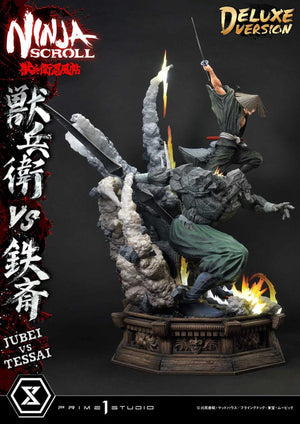 [PREORDINE] Ninja Scroll Statua Ultimate Premium Masterline 1/4 Jubei vs Tessai Deluxe Bonus Version 101 cm - Prime 1 Studio - Statue
