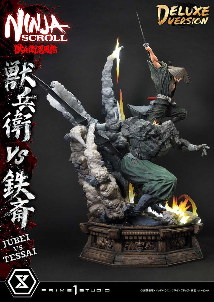 [PREORDINE] Ninja Scroll Statua Ultimate Premium Masterline 1/4 Jubei vs Tessai Deluxe Bonus Version 101 cm - Prime 1 Studio - Statue