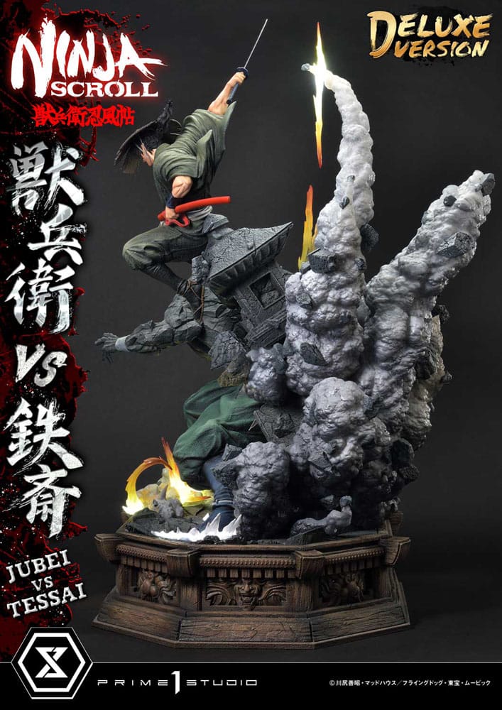 [PREORDINE] Ninja Scroll Statua Ultimate Premium Masterline 1/4 Jubei vs Tessai Deluxe Bonus Version 101 cm - Prime 1 Studio - Statue