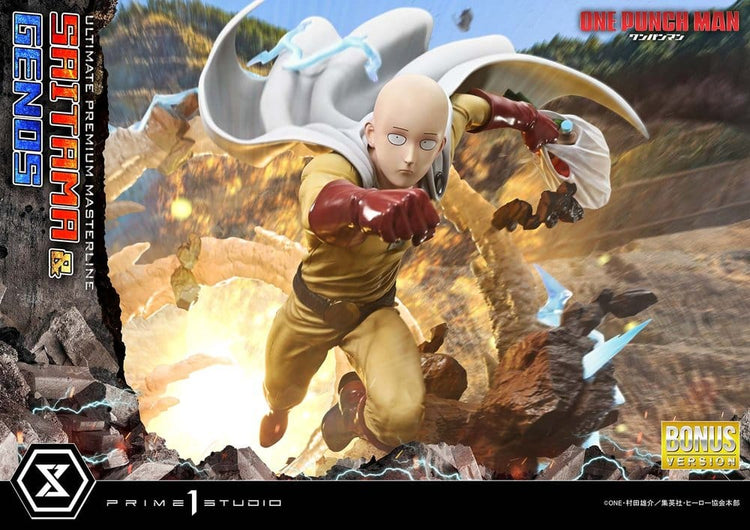 [PREORDINE] Statua One-Punch Man Saitama & Genos DX Bonus Version 1/4 - Prime 1 Studio - Prime 1 Studio - Statue