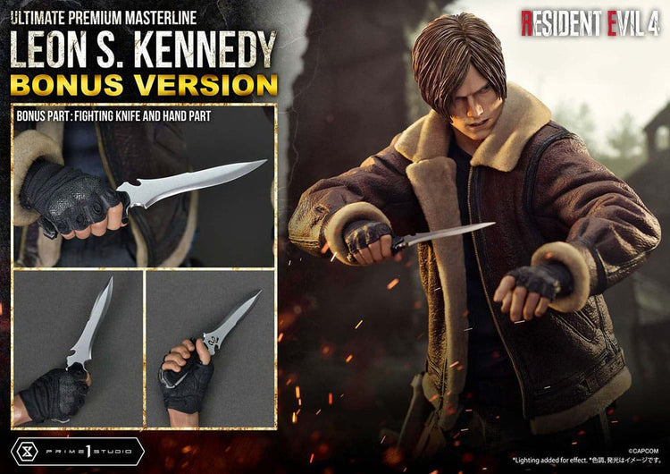 [PREORDINE] Statua Resident Evil 4 Leon S. Kennedy Bonus Ver. 1/4 Prime 1 Studio 64 cm - Prime 1 Studio - Statue