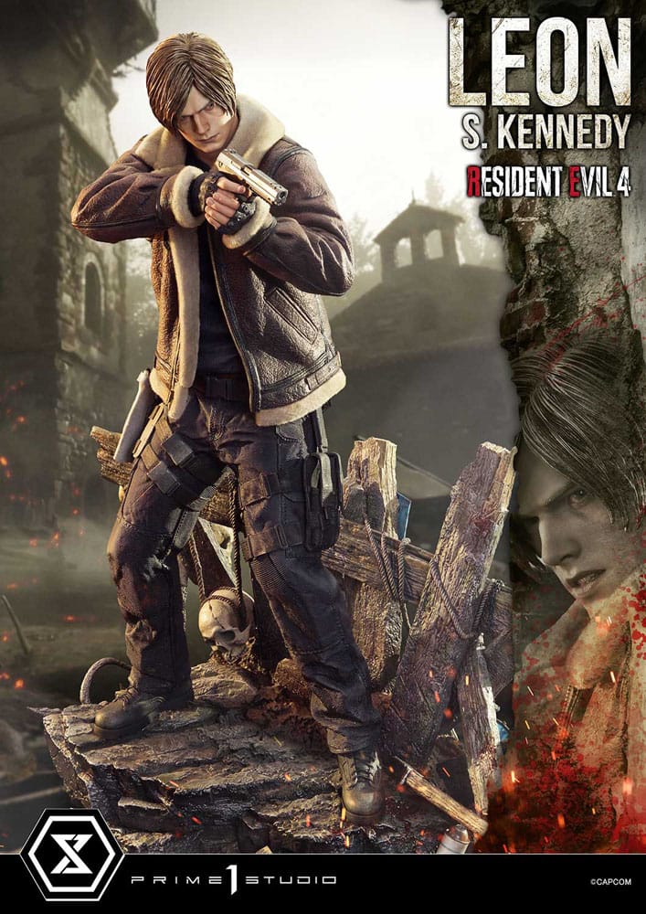 [PREORDINE] Statua Resident Evil 4 Leon S. Kennedy Bonus Ver. 1/4 Prime 1 Studio 64 cm - Prime 1 Studio - Statue