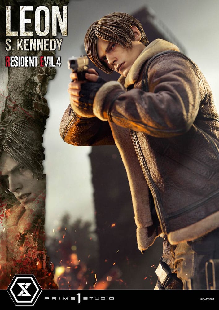 [PREORDINE] Statua Resident Evil 4 Leon S. Kennedy Bonus Ver. 1/4 Prime 1 Studio 64 cm - Prime 1 Studio - Statue