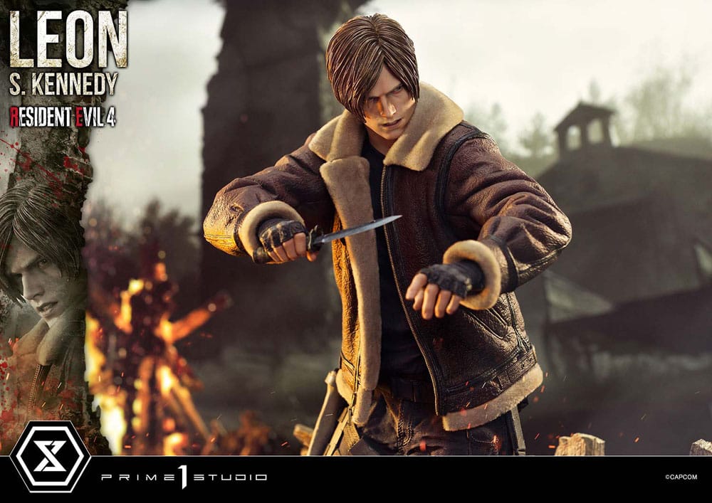 [PREORDINE] Statua Resident Evil 4 Leon S. Kennedy Bonus Ver. 1/4 Prime 1 Studio 64 cm - Prime 1 Studio - Statue