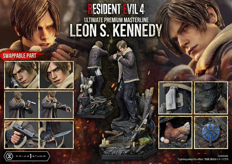 [PREORDINE] Statua Resident Evil 4 Leon S. Kennedy Bonus Ver. 1/4 Prime 1 Studio 64 cm - Prime 1 Studio - Statue