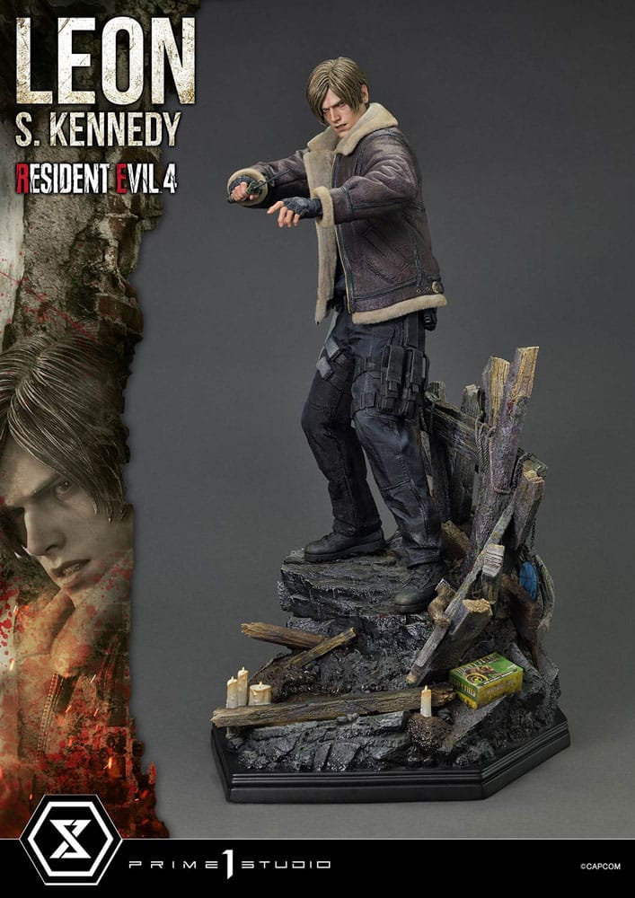 [PREORDINE] Statua Resident Evil 4 Leon S. Kennedy Bonus Ver. 1/4 Prime 1 Studio 64 cm - Prime 1 Studio - Statue