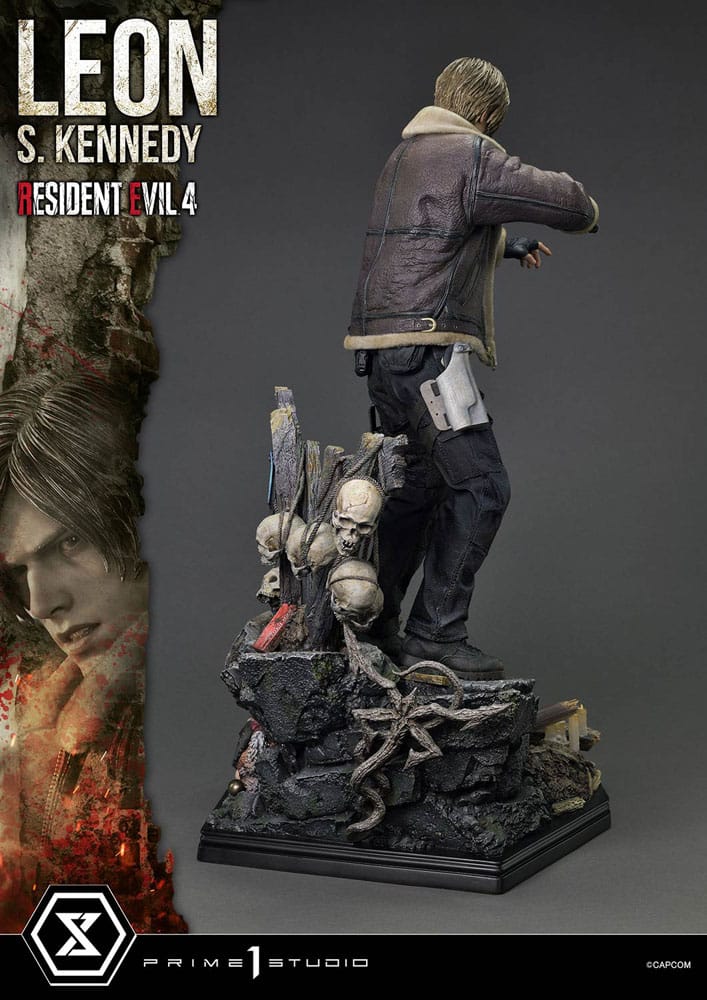 [PREORDINE] Statua Resident Evil 4 Leon S. Kennedy Bonus Ver. 1/4 Prime 1 Studio 64 cm - Prime 1 Studio - Statue