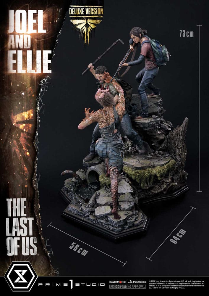 [PREORDINE] Statua The Last of Us Part I Joel & Ellie Deluxe Bonus Version 73 cm - Prime 1 Studio - Statue