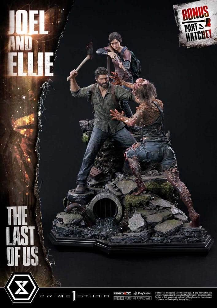 [PREORDINE] Statua The Last of Us Part I Joel & Ellie Deluxe Bonus Version 73 cm - Prime 1 Studio - Statue