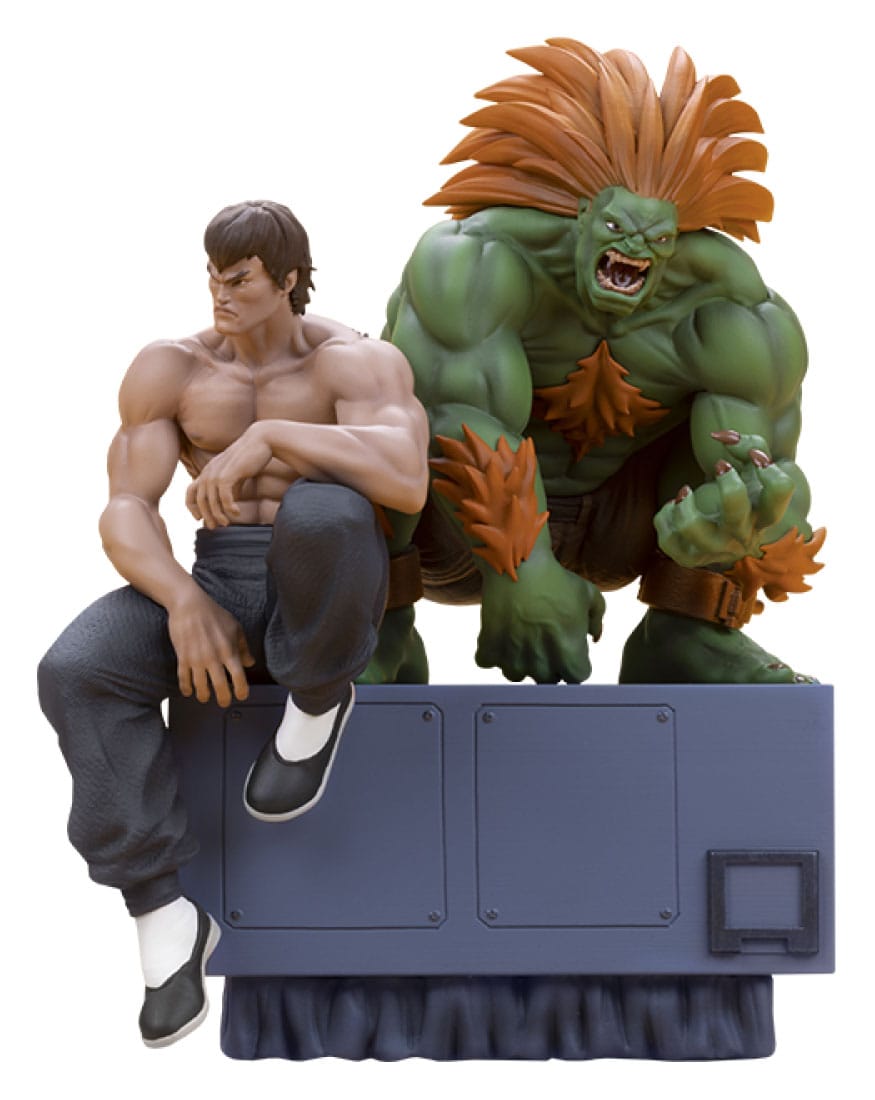 [PREORDER] Street Fighter PVC Statues 1/10 Blanka & Fei Long 21 cm