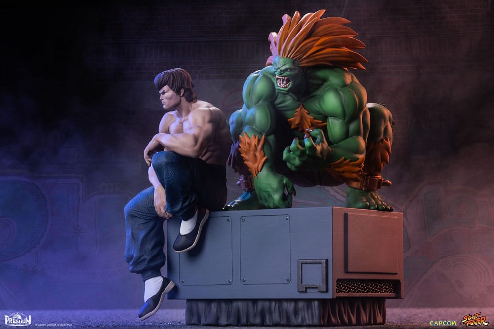 [PREORDER] Street Fighter PVC Statues 1/10 Blanka & Fei Long 21 cm