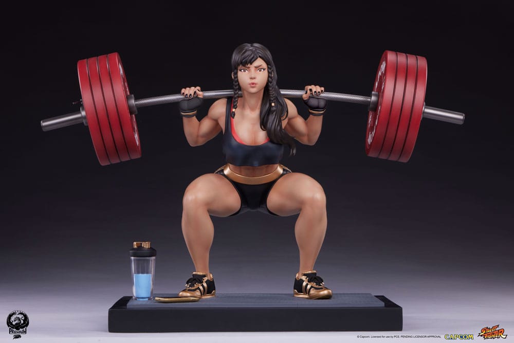 [PREORDER] Street Fighter Premier Series Statue 1/4 Chun-Li Powerlifting (Battle Edition) 37 cm