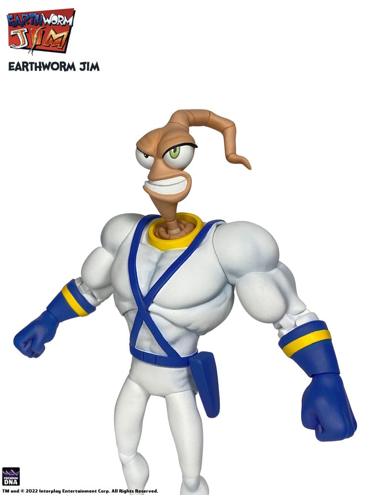 [PREORDER] Earthworm Jim Accessory Pack Wave 1: Worm Body & Jim Heads