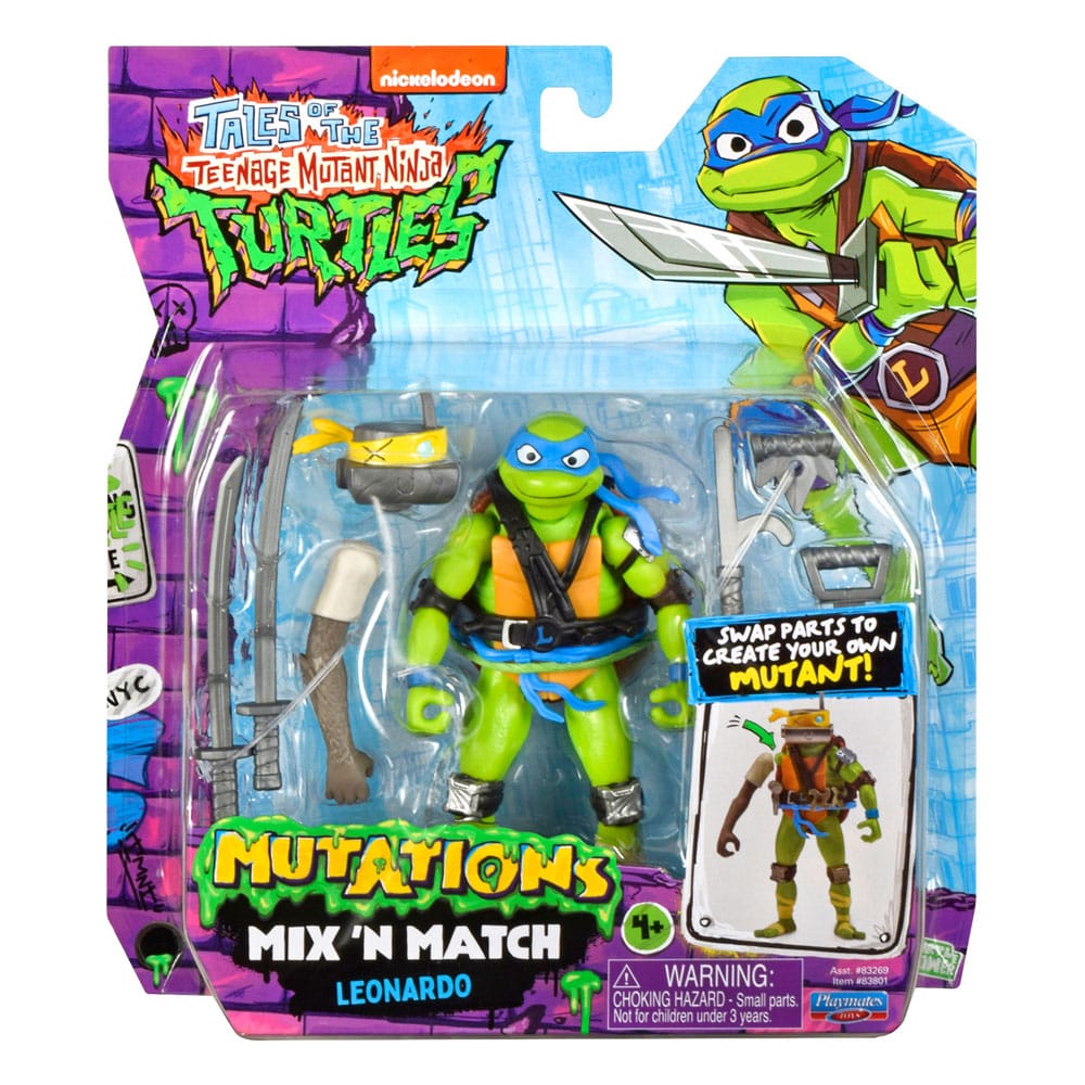 [PREORDER] Tales of the Teenage Mutant Ninja Turtles Mix 'n Match Action Figure Leonardo 12 cm