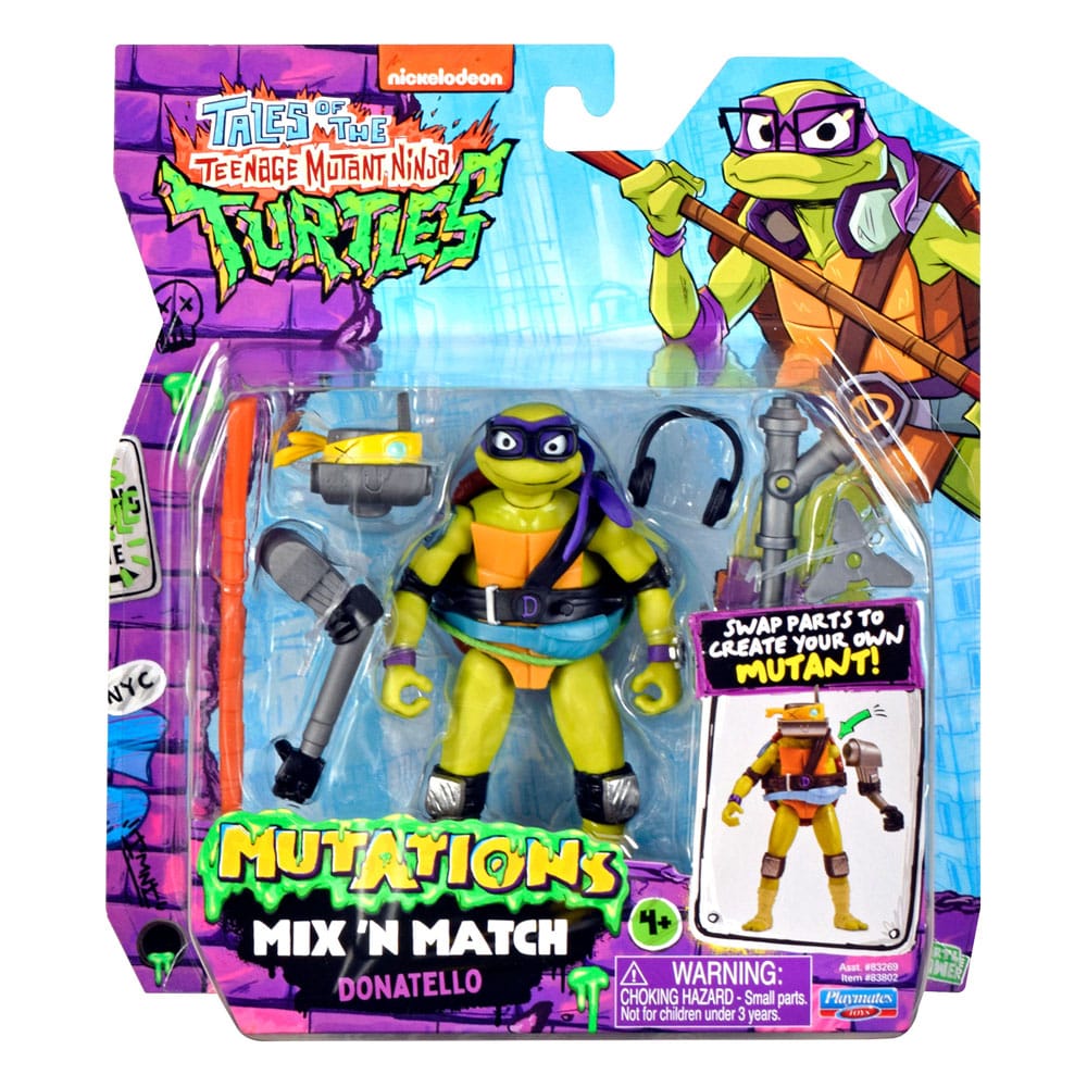 [PREORDER] Tales of the Teenage Mutant Ninja Turtles Mix 'n Match Action Figure Donatello 12 cm