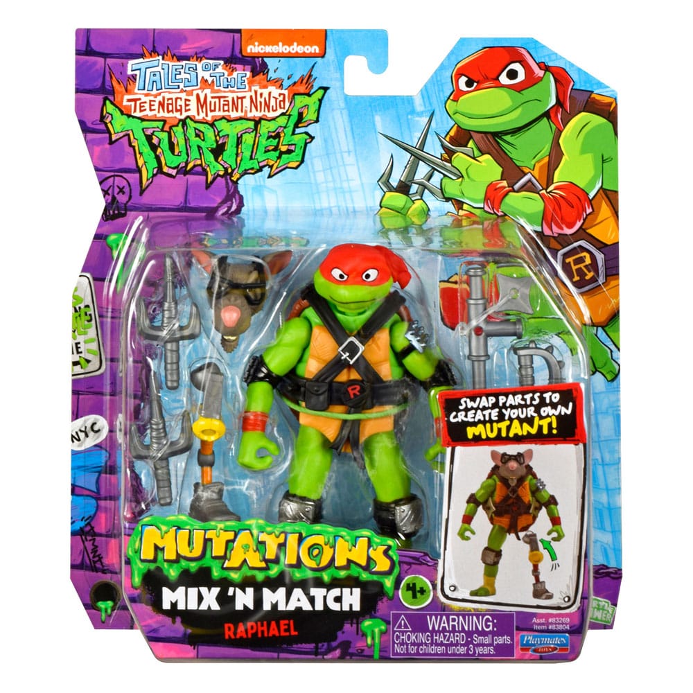 [PREORDER] Tales of the Teenage Mutant Ninja Turtles Mix 'n Match Action Figure Raphael 12 cm