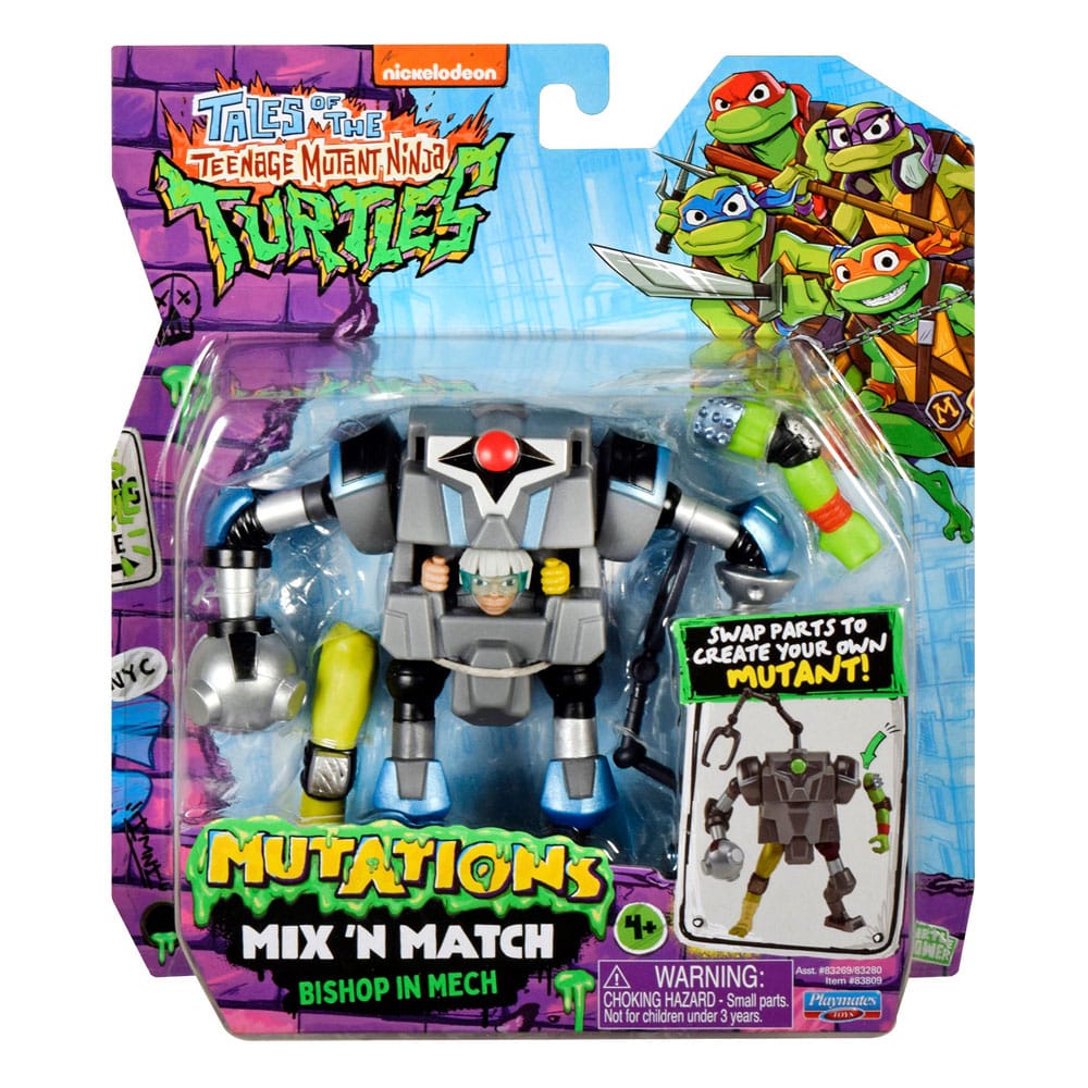 [PREORDER] Tales of the Teenage Mutant Ninja Turtles Mix 'n Match Action Figure Mech Suit 12 cm