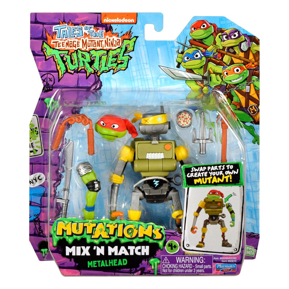 [PREORDER] Tales of the Teenage Mutant Ninja Turtles Mix 'n Match Action Figure Metalhead 12 cm