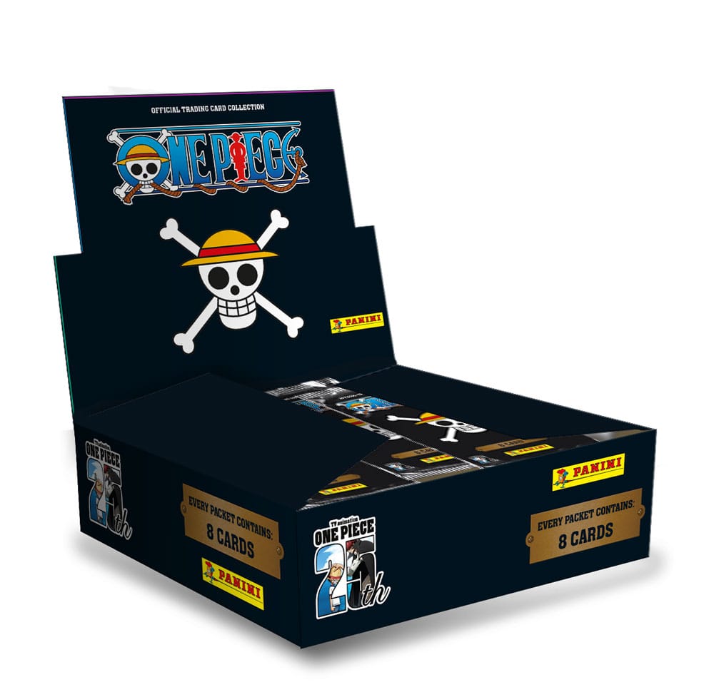 [PREORDER] ONE PIECE - Panini Display 18 Pochette 8 Trading cards