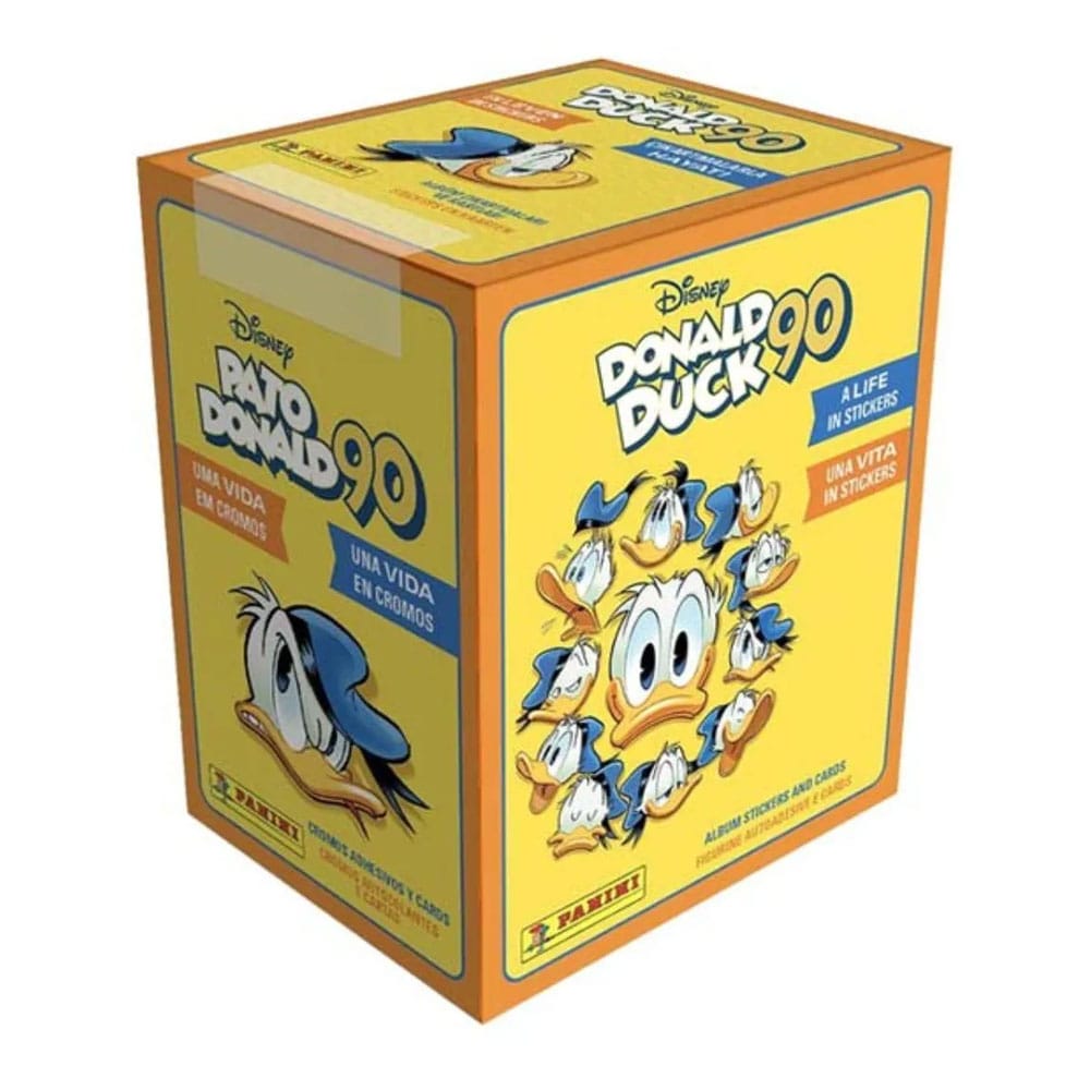 [PREORDER] Donald Duck 90 Sticker & Trading Card Collection Display (36)