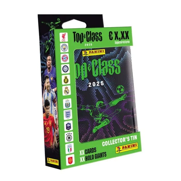 [PREORDER] FIFA Top Class 2025 Trading Cards Pocket Tins