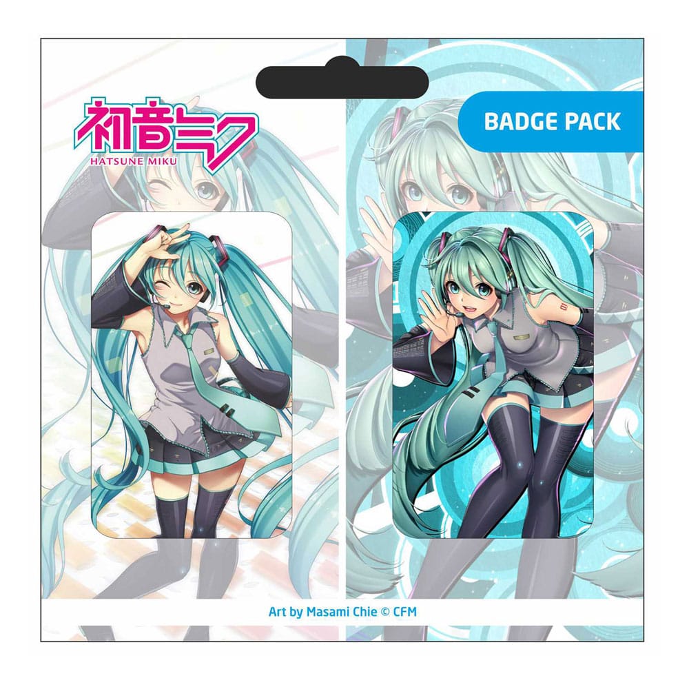 [PREORDER] Hatsune Miku Pin Badges 2-Pack Set D