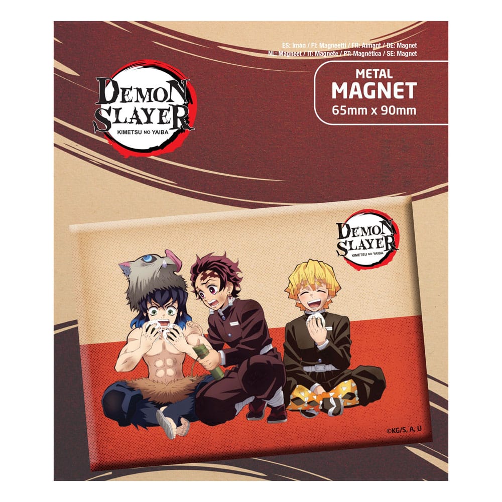 [PREORDER] Demon Slayer: Kimetsu no Yaiba Fridge Magnet Tanjiro & Zenitsu