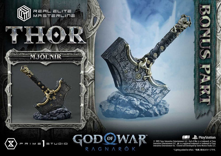 [PREORDINE] God of War: Ragnarök Statua Real Elite Masterline 1/3 Thor Deluxe Bonus Version 105 cm - Prime 1 Studio - Statue