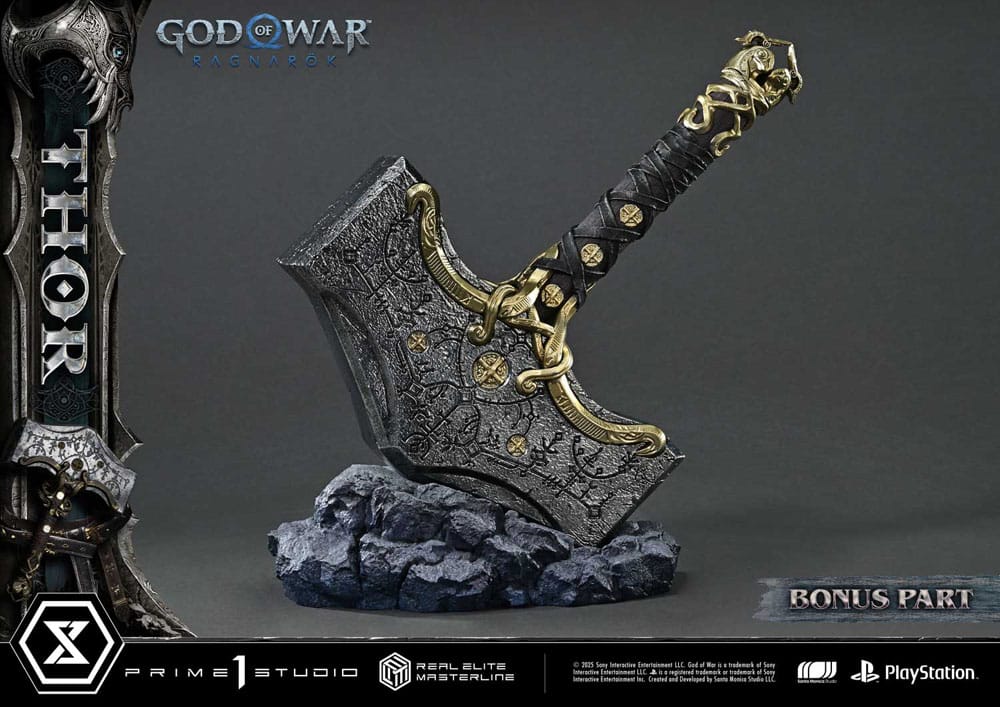 [PREORDINE] God of War: Ragnarök Statua Real Elite Masterline 1/3 Thor Deluxe Bonus Version 105 cm - Prime 1 Studio - Statue