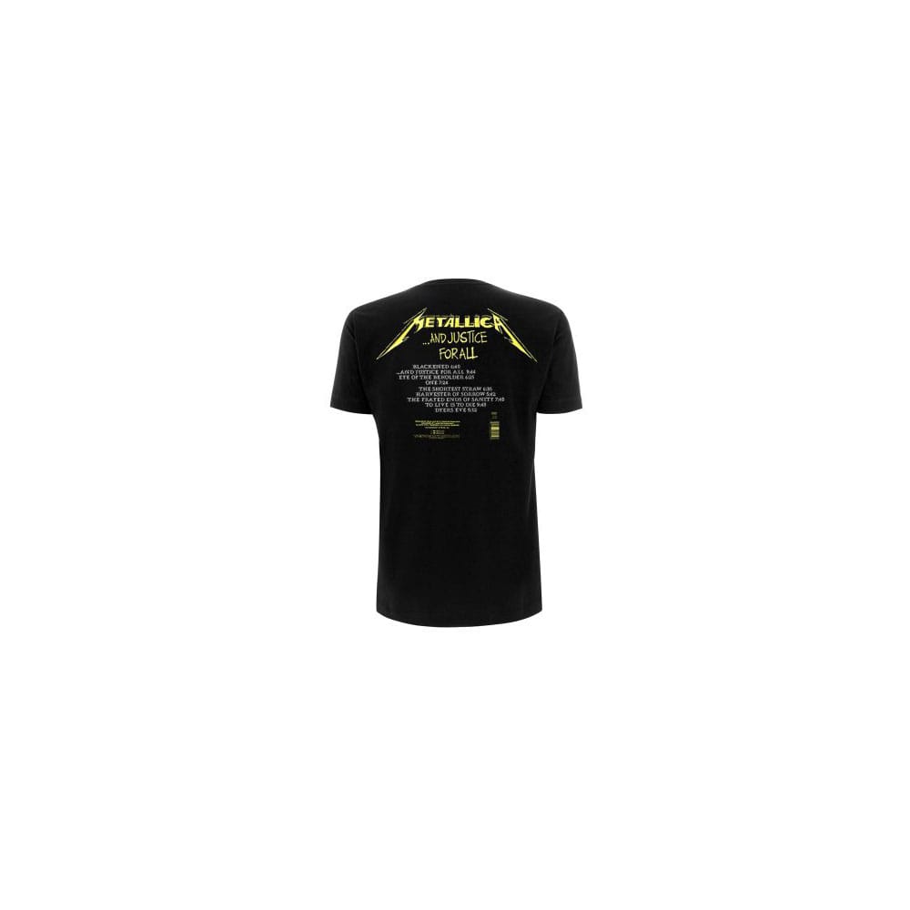 [PREORDER] Metallica T-Shirt And Justice For All Tracks Black Size S