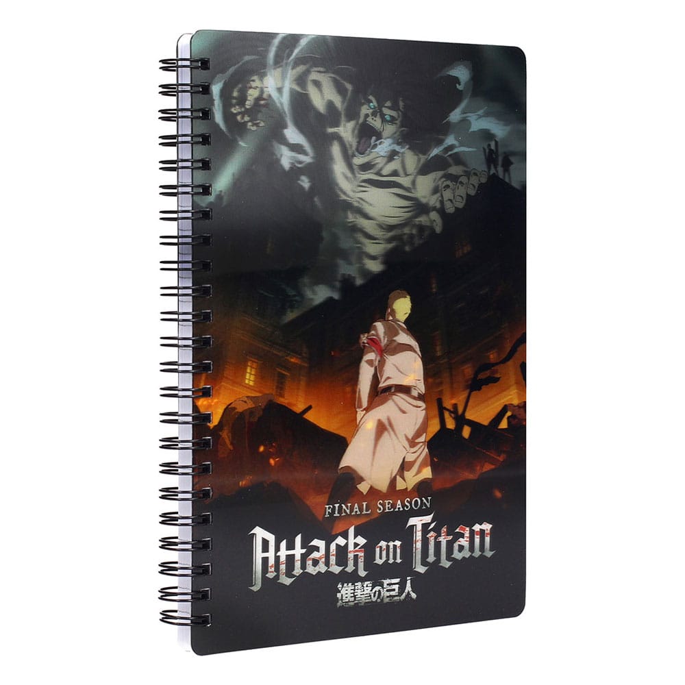 [PREORDER] Attack on Titan Notebook with 3D-Effect Titan
