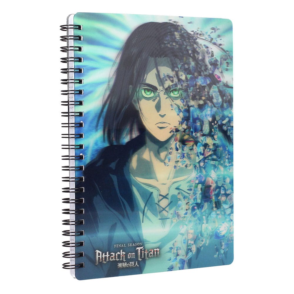 [PREORDER] Attack on Titan Notebook with 3D-Effect Blue