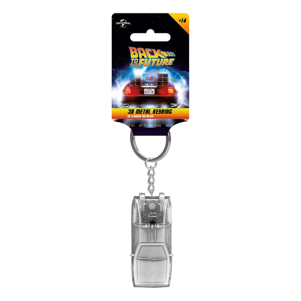 [PREORDER] Back to the Future Metal Keychain DeLorean 7 cm
