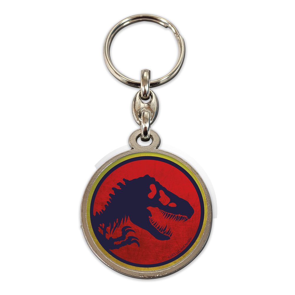 [PREORDER] Jurassic Park Metal Keychain Logo 7 cm