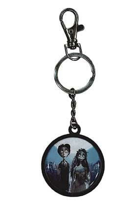 [PREORDER] Corpse Bride Metal Keychain Couple & Logo