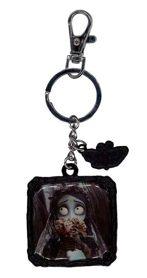[PREORDER] Corpse Bride Metal Keychain Flowers