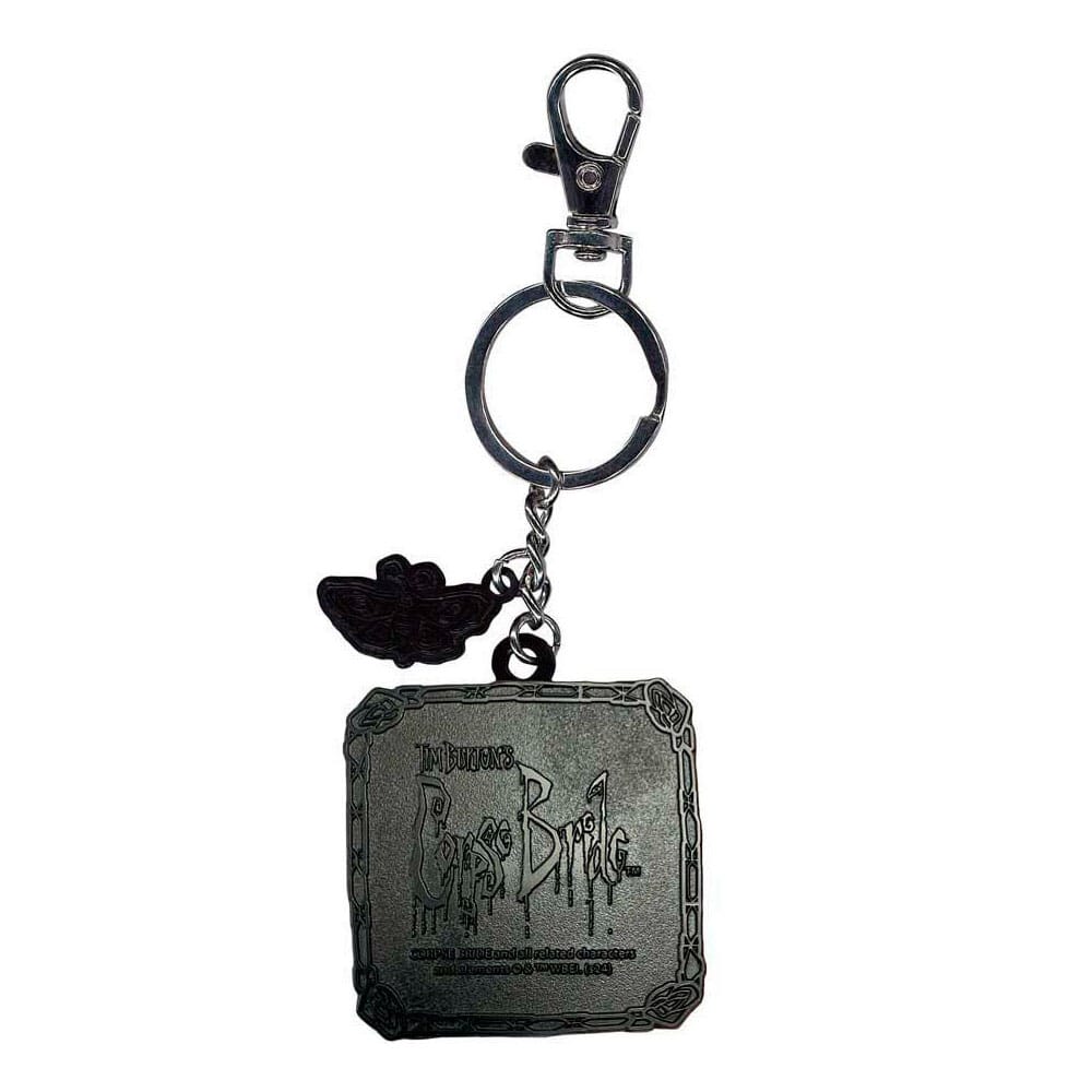 [PREORDER] Corpse Bride Metal Keychain Flowers