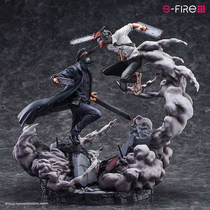CHAINSAW MAN - Chainsaw Man VS Samurai S. -Statue Super Situation 26cm