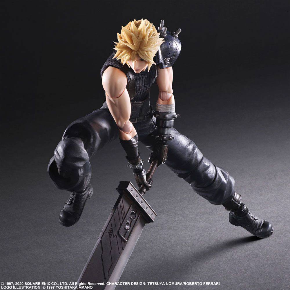 [PREORDINE] Final Fantasy VII Remake Action Figure Cloud Strife Ver. 2 - 27 cm - Square-Enix - Action figures
