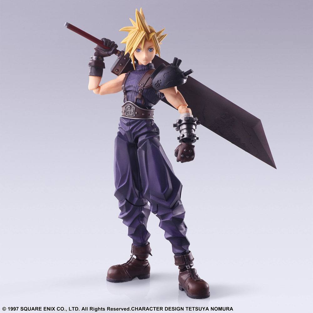 [PREORDINE] Final Fantasy VII Action Figure Cloud Strife Bring Arts 15 cm - Square-Enix - Action figures