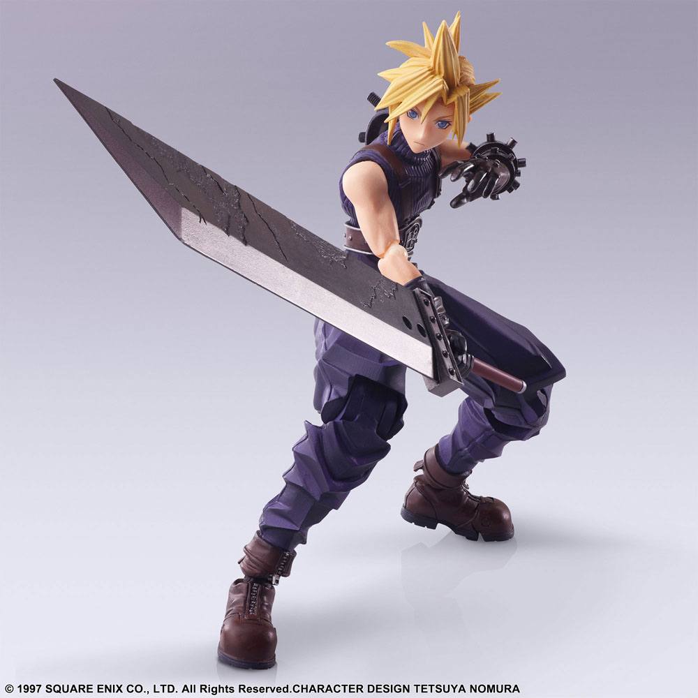 [PREORDINE] Final Fantasy VII Action Figure Cloud Strife Bring Arts 15 cm - Square-Enix - Action figures